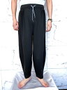 PORTER CLASSIC（ポータークラシック）【OLYMPIC TUCKED PANTS】オリンピック タックド パンツ★BLACK★