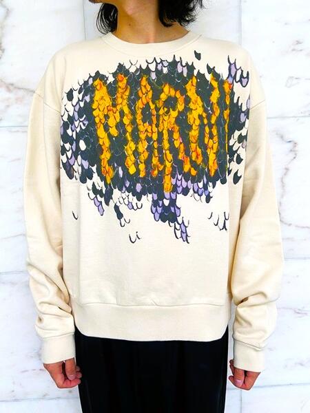 MARNI（マルニ）【BIO COTTON SWEATSHIRT】クルーネック"グラフティー"スウェット☆