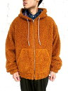 MARNIi}jjyBROWN TEDDY JACKET WITH LOGO DRAWSTRINGzuE efBWPbg