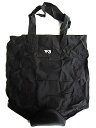 アディダス adidas Y-3（ワイ−スリー）【Y-3 PACKABLE TOTE BAG】”Y-3”パッカブルトートバッグ★BLACK★