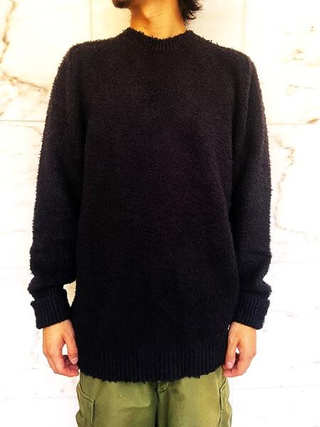 Maison Margiela（メゾン マルジェラ）【Oversized Piled Sweater】オーバーサイズド”パイルド”スウェット★BLACK★