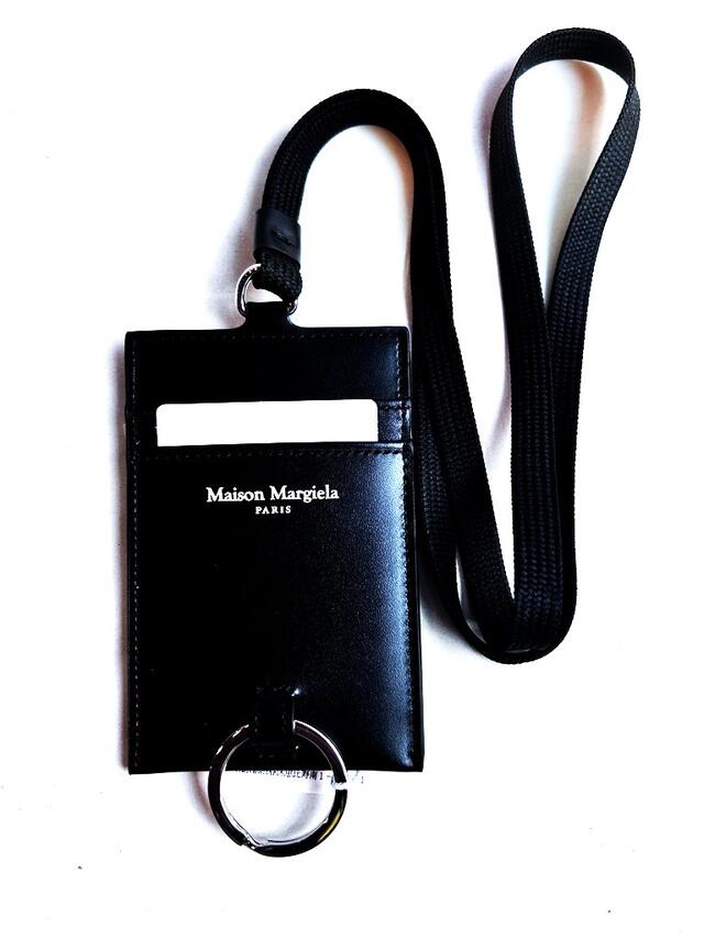 Maison Margiela(メゾン マルジェラ)【Logo lace cardholder】ロゴ レースカードホルダー★BLACK★