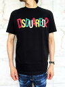 DSQUARED2（ディースクエアード）【DSQUARED2 JAMAICAN COOL T-SHIRT】COOL FIT”JAMAICAN LOGO”Tee★BLACK★