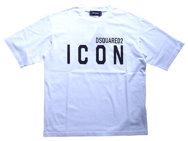 ディースクエアード ICONロゴプリントTシャツ カットソー 半袖 XXS 黄 DSQUARED2 - ディースクエアード ICONロゴプリントTシャツ カットソー