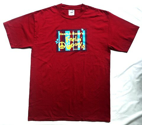Rakuten - USED CLOTHES★2Fantastic SELECT★【Heart-A-Rama's feelin' Groovy】ショートスリーブTee★RED☆