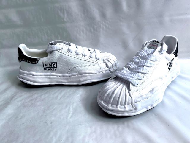 Maison MIHARA YASUHIRO メゾン ミハラ ヤスヒロ 【 BLAKEY VL OG Sole Canvas Low-top Sneaker】 ブレイキー ビンテージライクオリジナルソール キャンバスローカットスニーカー☆WHITE☆