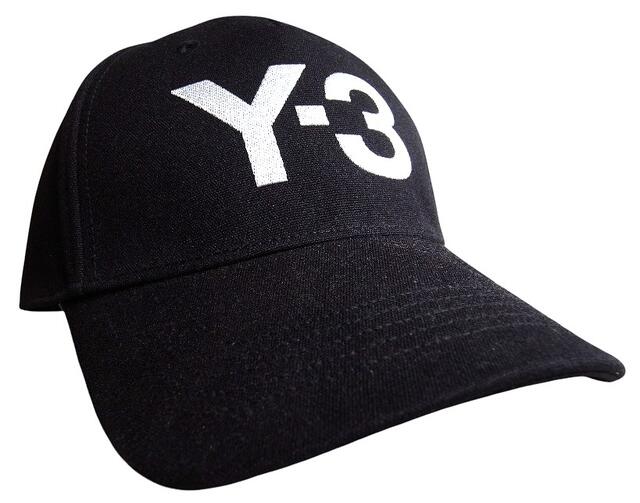 Rakuten - adidas Y-3（ワイ−スリー）【Y-3 LOGO CAP】”Y-3”ロゴ刺繍ベースボールCAP★BLACK×TALK☆