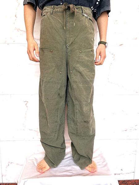 Rakuten - KAMIYA（カミヤ）【Back Satin Painter Pants】バックサテンペインターパンツ☆KHAKI★
