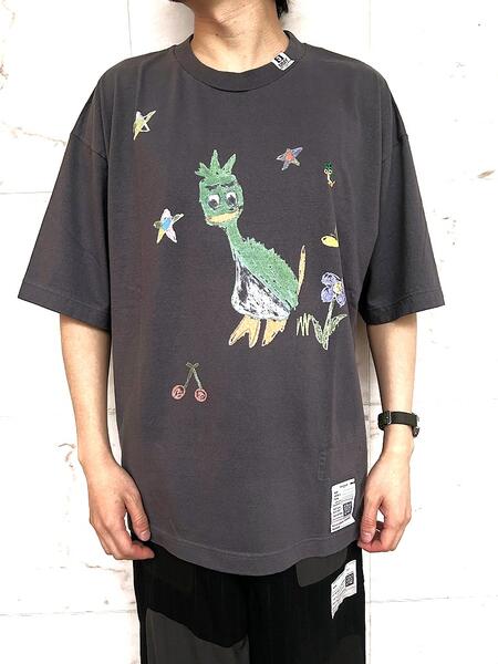 Rakuten - Maison MIHARA YASUHIRO（メゾン ミハラ ヤスヒロ）【Leon Doodle Printed T-shirt】レオン ドゥードゥル プリント ティーシャツ★BLACK★