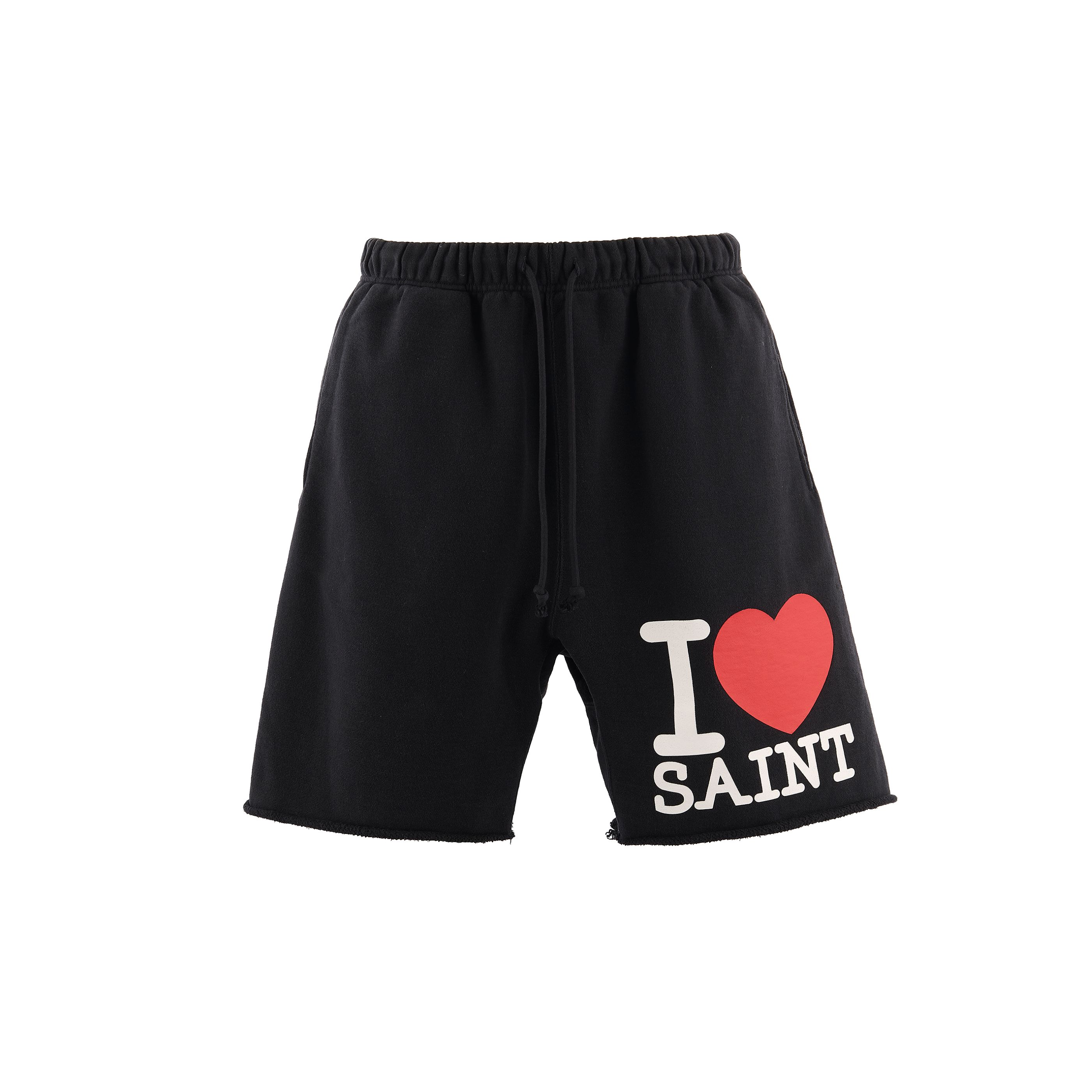 Rakuten - SAINT Mxxxxxx(セント マイケル)【SM-MK8-0000-066】SWEAT SHORTS/I LOVE SAINT/BLACK
