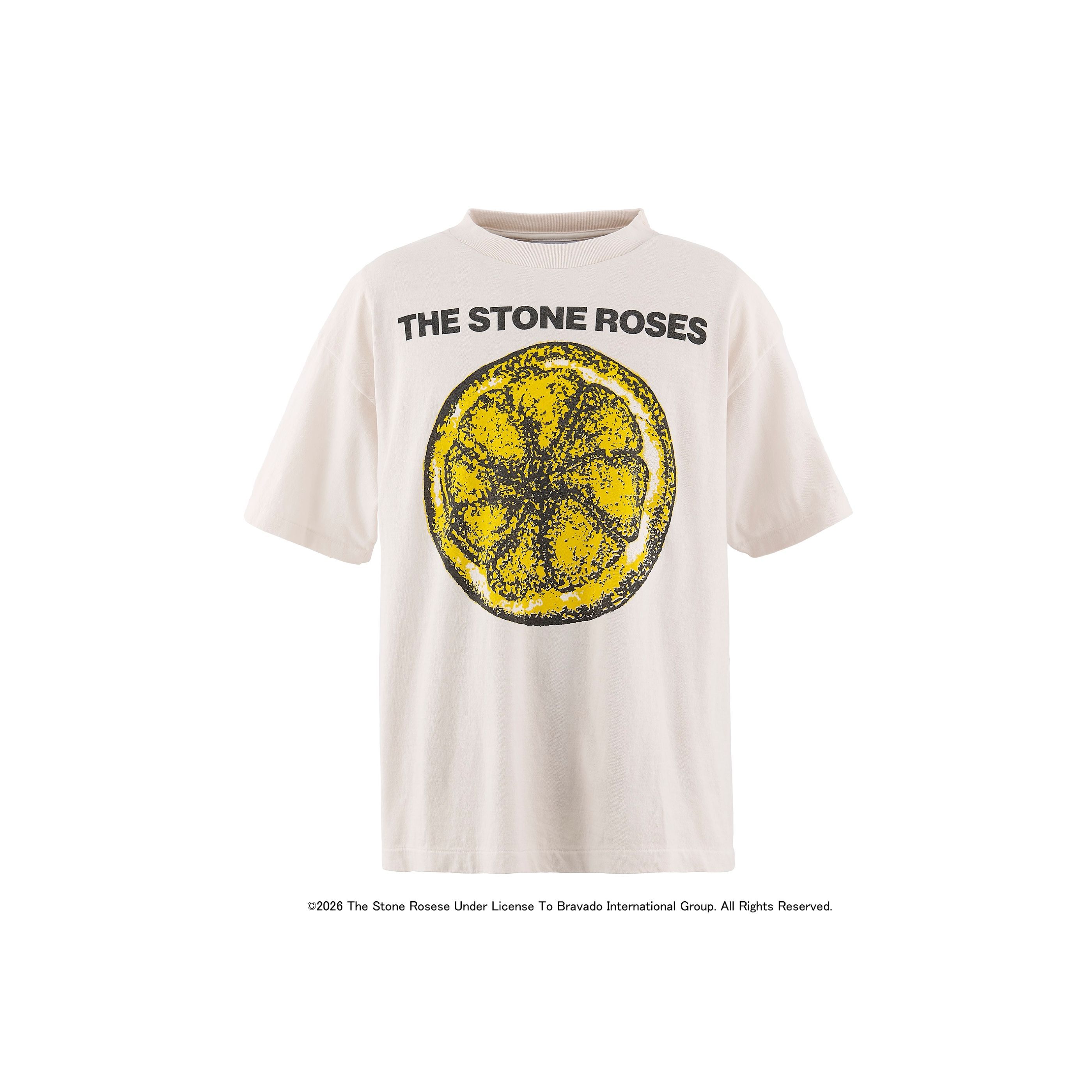 Rakuten - SAINT Mxxxxxx/THE STONE ROSES(セント マイケル/ザ ストーン ローゼズ)【SM-MK8-0000-C75】TSR_SS T-SHIRT/LEMON/WHITE