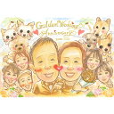 結婚50周年 金婚式のお祝いにオリジナリティあふれる特別な贈り物 お祝いの席で盛り上がるとっておきのプレゼント似顔絵 結婚記念日 結婚25周年 銀婚式 誕生日 ...