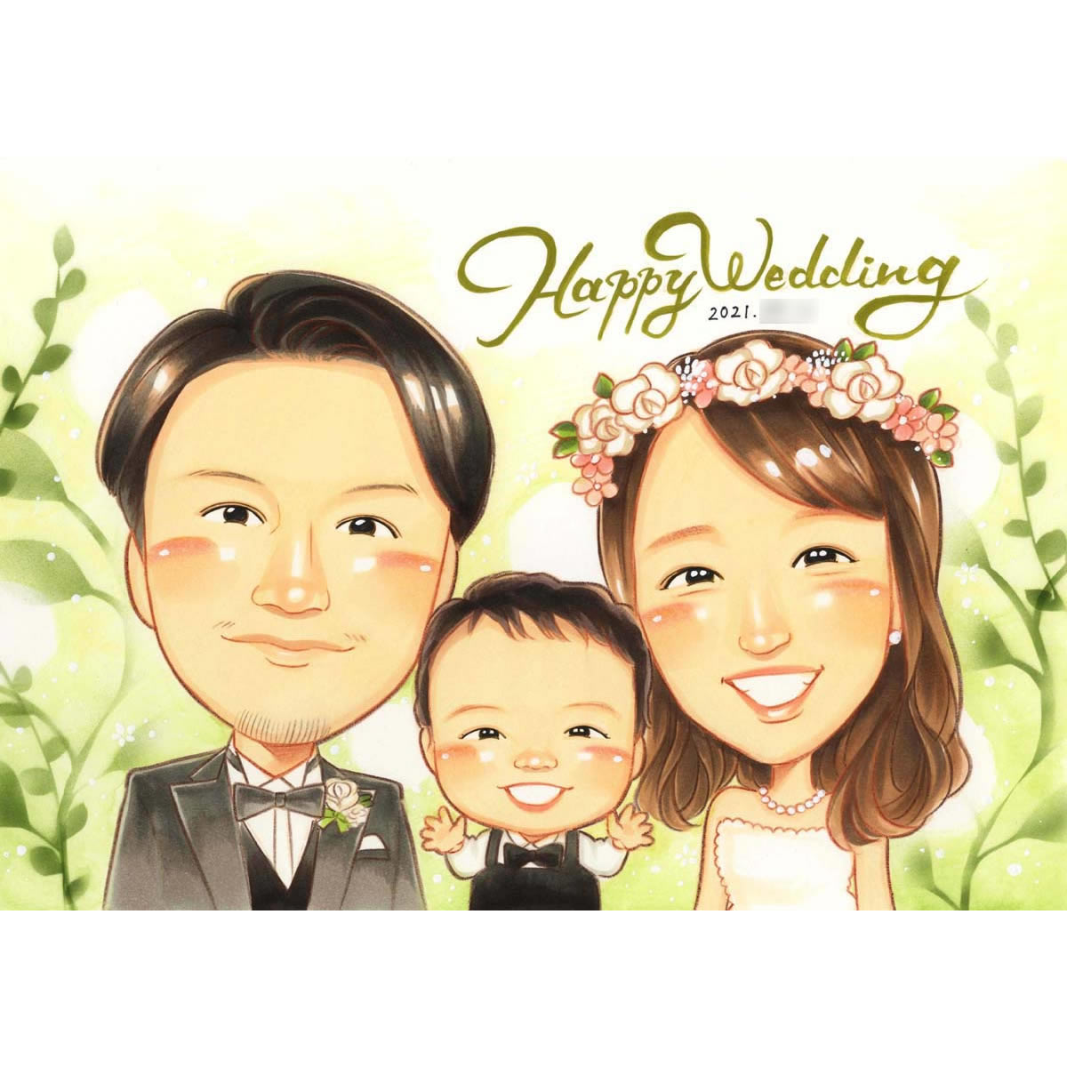 ウェディング 結婚式似顔絵 誕生日 似顔絵 ラッピング 喜寿 おじいちゃん 両親 結婚記念日 傘寿 送料無料 短納期 エメラルド婚式 かわいい お母さん ペット 似てる 敬老の日 90代 退職 イラスト 百寿 金婚式 おばあちゃん 結婚15周年 結婚25周年 早い 嫁 男性 定年