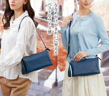 ピッコロ・マリーノ 高級ヴェネツィアンレザーのお財布ポシェット ブルー IEI コレクション | 大人 雑貨 レディース 女性 インペリアルエンタープライズ 【50588】