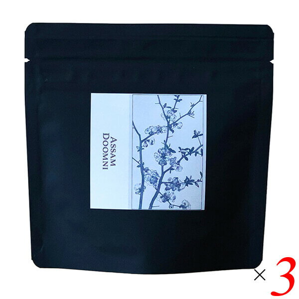 ナナシアン Assam Doomni FTGFOP1 (非水百花譜・春を待つ花) 30g 3個セット 紅茶 アッサム ドゥームニ 茶園 茶葉 リーフ