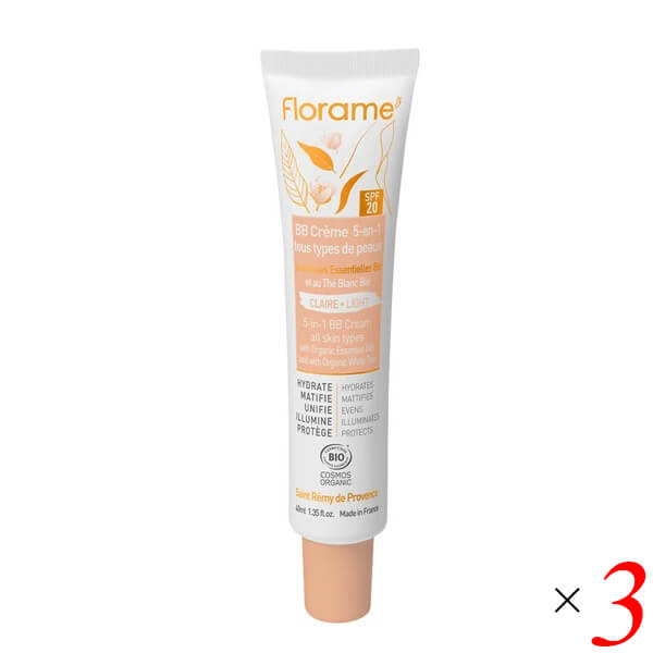 ��12/25(��)���ꡪ��ŷ�����ɤǥݥ����4�ܡ��ۥե������ 5in1�����󥱥�BB���꡼�� 40ml 3�ܥ��å� Florame �����ʻž夬�� �������˥�...