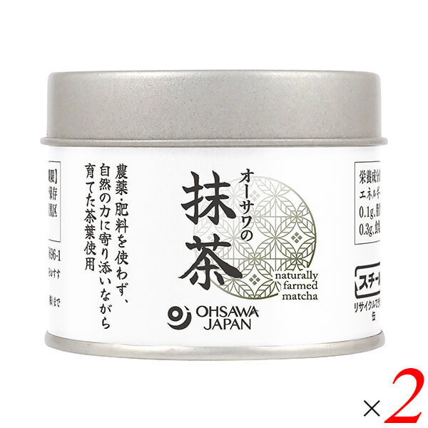 オーサワの抹茶は、鎌倉時代から続く茶の聖地・京都府和束町で丹精込めて育てられた茶葉を使用した、伝統の石臼挽き抹茶です。 ・茶源郷・京都和束町産の茶葉100% 京都府和束町は鎌倉時代から続く日本有数の茶の産地。その豊かな風土で育てられた茶葉を100%使用しています。 ・伝統の「石臼挽き」製法 熱を加えず時間をかけて石臼で丁寧に挽き上げることで、抹茶本来の鮮やかな緑色と気品あふれる香りをそのまま缶に閉じ込めました。 ・まろやかなコクと上品な余韻 苦みや渋みが穏やかで、口の中に広がるふくよかな甘みが特徴。お点前（てまえ）用としてはもちろん、お菓子作り・お料理のトッピングなど幅広くお使いいただけます。 ・保存性に優れた缶入りタイプ スチール缶入りで、香りと風味をしっかり保護します。 ＜オーサワジャパンについて＞ 桜沢如一の海外での愛称ジョージ・オーサワの名を受け継ぐオーサワジャパン。1945年の創業以来マクロビオティック食品の流通の核として全国の自然食品店やスーパー、レストラン、カフェ、薬局、料理教室、通販業などに最高の品質基準を守った商品を販売しています。 ■商品名：オーサワの抹茶 30g 缶入り 京都和束町産 石臼挽き マクロビオティック お点前用 製菓用 ■原材料名：緑茶（京都府産） ■内容量：30g×2缶セット ■JANコード：4932828022185 ■賞味期限：製造日より7ヶ月以内のものを発送（冷暗所保存） ■保存方法：直射日光・高温多湿を避けて保存してください。 ■お召し上がり方：お点前用、製菓材料、お料理のトッピングなど。 ■メーカー或いは販売者：オーサワジャパン株式会社 ■製造国：日本 ■区分：食品（抹茶）【免責事項】 ※複数店舗を運営しているためタイミングによっては欠品お取り寄せ、キャンセルさせていただく場合がございます。 ※リニューアル等による商品内容（価格、容量、パッケージ、原料等）の変更。 ※メール便配送に関する一切の補償。ポスト投函（厚さ3cm以下）となるため簡易包装、一部パッケージを開封し梱包させていただく場合もございます。 ※気温差による不具合（チョコレート、グミ、飴などが溶けていた、など）。常温保存商品のクール便配送は承ることができません。 ※記載の賞味期限は製造日からの日数です。実際の期日についてはお問い合わせください。