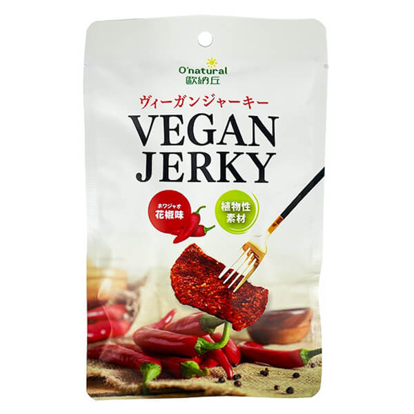 【ポイント最大4倍！】マラソン中！アリサン ヴィーガンジャーキー 花椒味 50g 植物性 スパイシー 2hanfrenz-10034157 通販フレンズ パッケージ画像