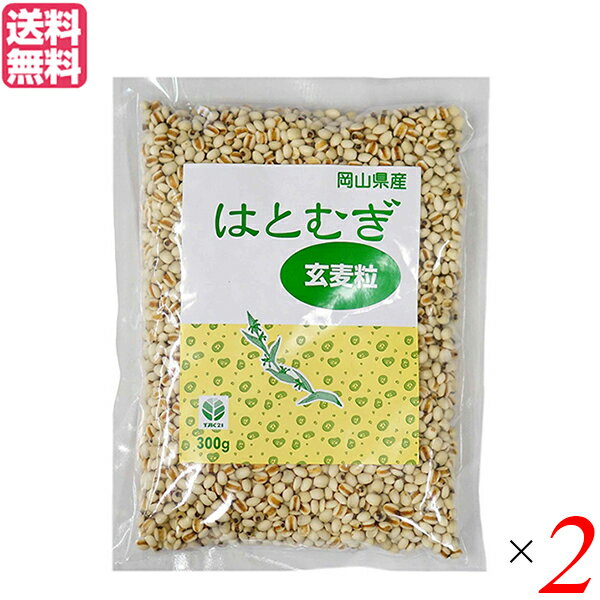 はと麦 はとむぎ はとむぎ玄麦粒 300g TAC21 2個セット 送料無料