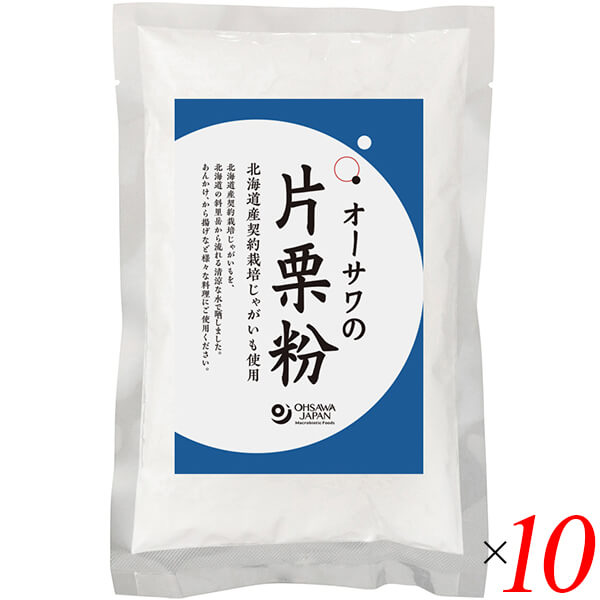 【5/18(日)限定!ポイント最大4倍!】片栗粉 馬鈴薯 オーサワの片栗粉 300g 10個セット 送料無料
