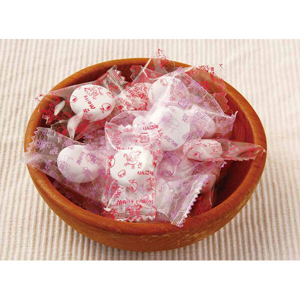 通販フレンズの【BF限定！100円クーポン！学割2倍！】お菓子 マシュマロ 国産 メイシーちゃんのおきにいり りんごとぶどうのマシュマロ16個（8個×2種） 5個セット 創健社｜アングル2