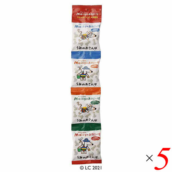 お菓子 子供 1歳 メイシーちゃんのおきにいり うみのおさんぽ 9g×4 5個セット 創健社