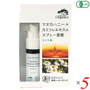 マヌカハニー スプレー オーガニック メイドオブオーガニクス マヌカハニー＋カモミール スプレー ミント味 25ml 5本セット たかくら新産業 送料無料