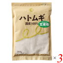 【6/5(木)限定!楽天カード利用でポイント9倍!】ハトムギ はと麦 国産 はとむぎ玄麦粉 300g 3個セット 国定農産販売 送料無料