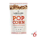 ポップコーン キャラメル バター キャラメルプレッツェルポップコーン 115g 6個セット LOMBARD ロンバード