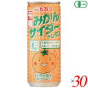 【7/27(日)限定!エントリーでポイント2倍!】ヒカリ 有機みかんサイダー+レモン 250ml 30本セット サイダー 国産 オーガニック