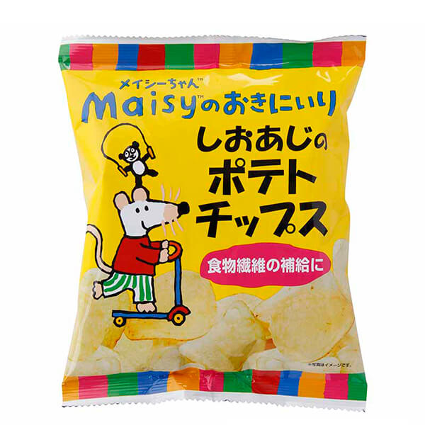 【BF限定！100円クーポン！学割2倍！】創健社 メイシーちゃんのおきにいり しおあじのポテトチップス 3..
