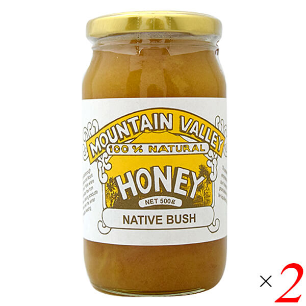 マウンテンバレー ネイティブブッシュ蜂蜜 500g 2個セット はちみつ ハチミツ 天然