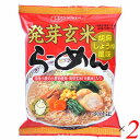 【マラソン限定!100円クーポン!ポイント2倍!】創健社 発芽玄米らーめん 103.7g 2個セット ギャバ GABA ラーメン