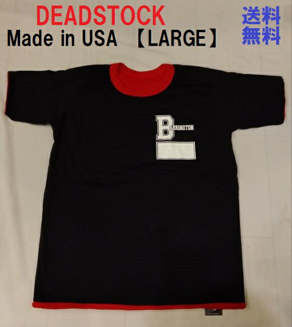 Tシャツ 90's DEADSTOCK VINTAGE USA リバーシブル リバT ダブルフェイス デッドストック ヴィンテージ 90年代 アメリカ ARRO Arrowear LARGE 赤 黒