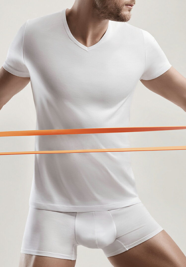 Perofil(ペロフィル)日本販売店  コットン100% VネックTシャツ VPRT00321-FSA-V-NECK-T