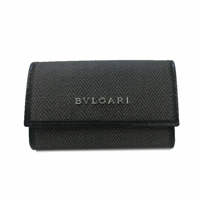 ブルガリ キーケース BVLGARI 6連キーケース ウィークエンド グレー ブラック 32583：Brand Selection 