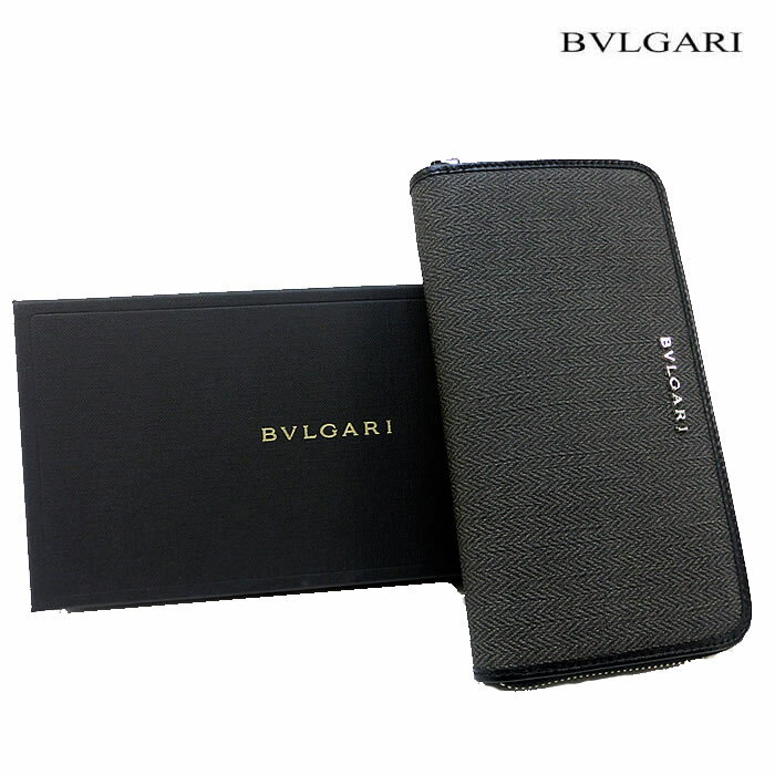 ブルガリ 長財布 BVLGARI ウィークエンド ラウンドファスナー PVC レザー 32587