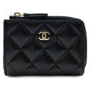 シャネル 【新品】CHANEL シャネル 財布 三つ折 クラシック スモール ウォレット L字ファスナー レディース MATELASSE マトラッセ グレインド カーフスキン キャビアスキン キルティングレザー ミニ財布 ココマーク CCマーク AP3177 B10583 C3906