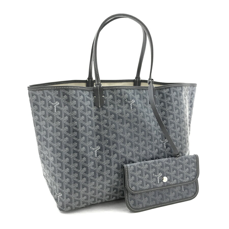 ゴヤール　マザーズバッグ ゴヤール GOYARD バッグ トートバッグ サンルイ SAINT LOUIS PM コーティングキャンバス レザー グレー グリス GRIS リバーシブル メンズ レディース ユニセックス STLOUIPMLTY07CL07P 新品 STLOUIPMLTY51CL51P