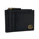 グッチ GUCCI カードケース 名刺入れ 〔GGマーモント〕カードケース コインケース ブラック 黒 メンズ イタリア製 657589 DJ20T 1000 新品