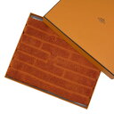 ★ラッピング無料★ エルメス HERMES タオル ゲストタオル 大判 《ラビリンス》 H ロゴ イニシャル オレンジ コットン 綿 100% 40cm×60c...