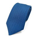 エルメス ネクタイ 【新品】 エルメス HERMES ネクタイ ツイルタイ7cm《OBLIQUE》H006325T 08 ブルー BLEU プレゼント ギフト メンズ 男性