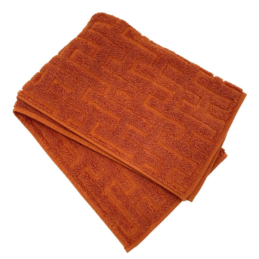 【新品】エルメス HERMES タオル ゲストタオル《 ステアーズ 》オランジュ・フー ...
