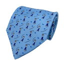 【新品】エルメス HERMES ネクタイ シルクタイ 9 cm《 BIRDY 》BLEU CLAIR / CIELBLEU MARINE ブルージーン スカイブ...