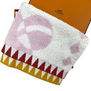 【新品】エルメス HERMES ハンドタオル カレタオル《 Circus 》コットン ハンカチ タオルハンカチ サーカス ピンク オレンジ H103074M 0...