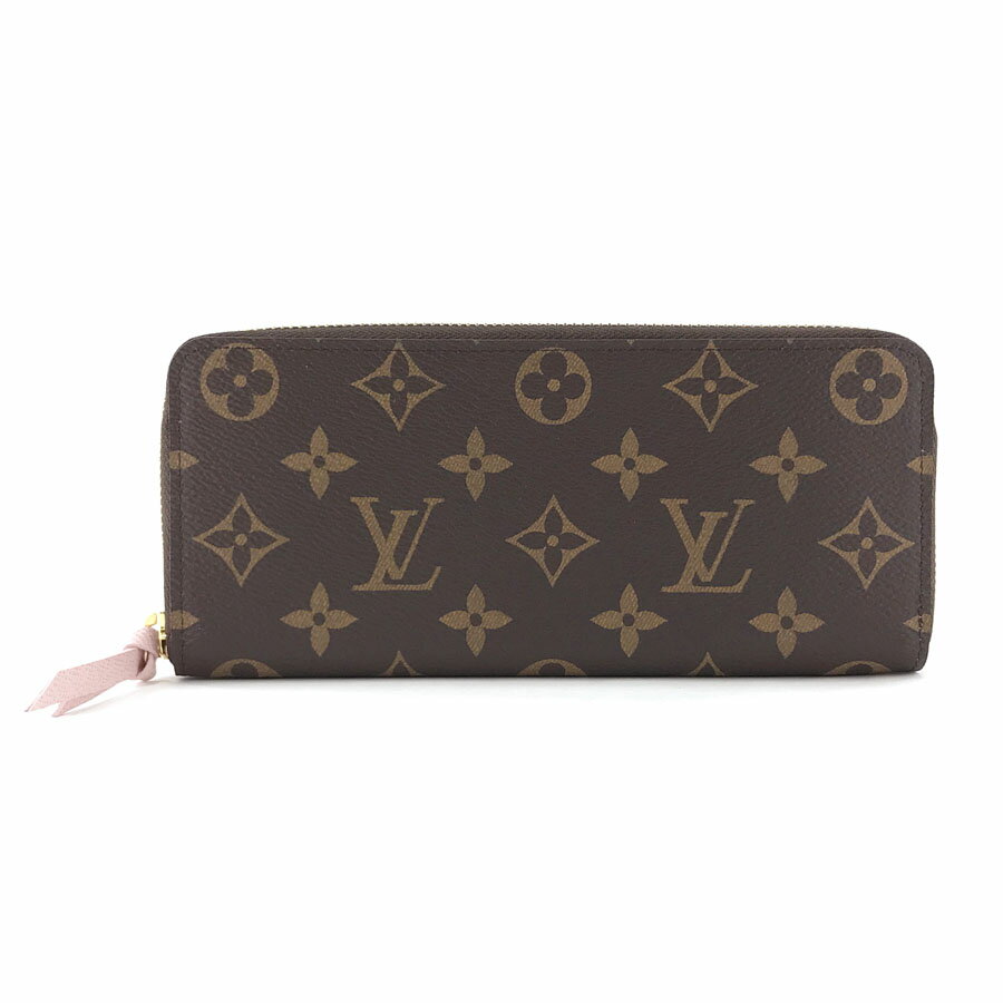 ルイヴィトン 長財布 LOUIS VUITTON ラウンドファスナー ポルトフォイユ クレマンス モノグラム ローズ バレリーヌ M61298【ルイ・ヴィトン ヴィトン BOX 保存袋 紙袋付 新品】