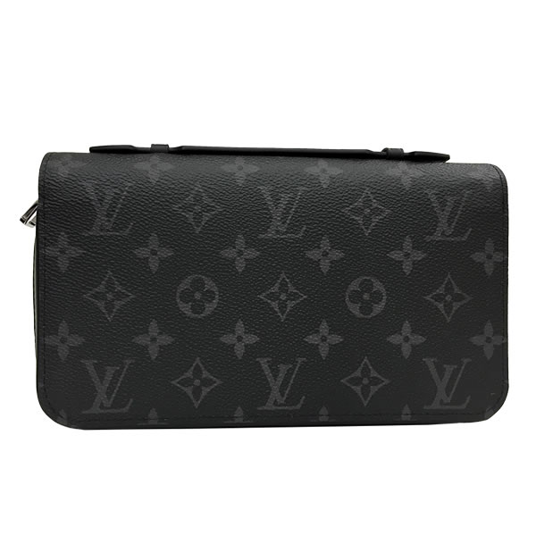 【楽天市場】ルイヴィトン 長財布 LOUIS VUITTON ラウンドファスナー ジッピーXL モノグラム エクリプス M61698【ルイ