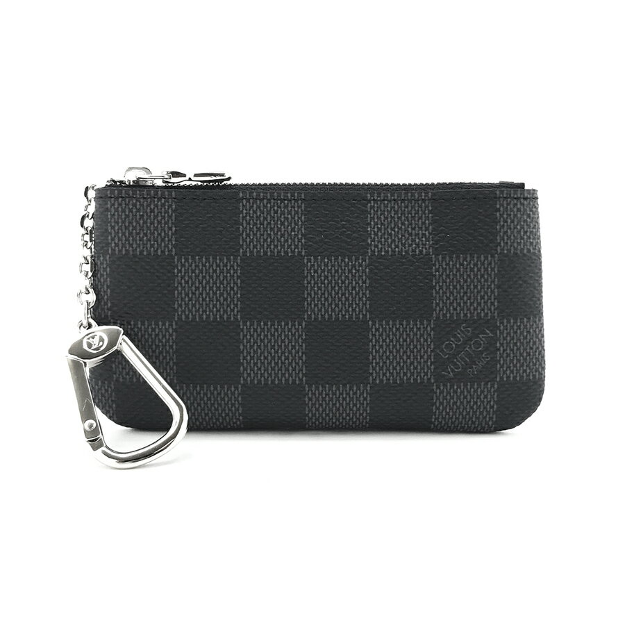 ルイヴィトン LOUIS VUITTON コインケース 小銭入れ キーケース ポシェット クレ ダミエ グラフィット N60155【ルイ・ヴィトン ヴィトン BOX 保存袋 紙袋付 新品】