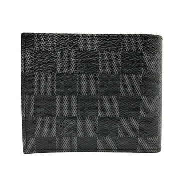 ルイヴィトン 財布 LOUIS VUITTON 二つ折り財布 ポルトフォイユ マルコ ダミエ グラフィット N63336【ルイ・ヴィトン ヴィトン BOX 保存袋 紙袋付 新品】