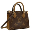 【新品】 ルイヴィトン LOUIS VUITTON ハンドバッグ ショルダーバッグ 2WAY オンザゴー BB ジャイアント モノグラム モノグラム リバース ...